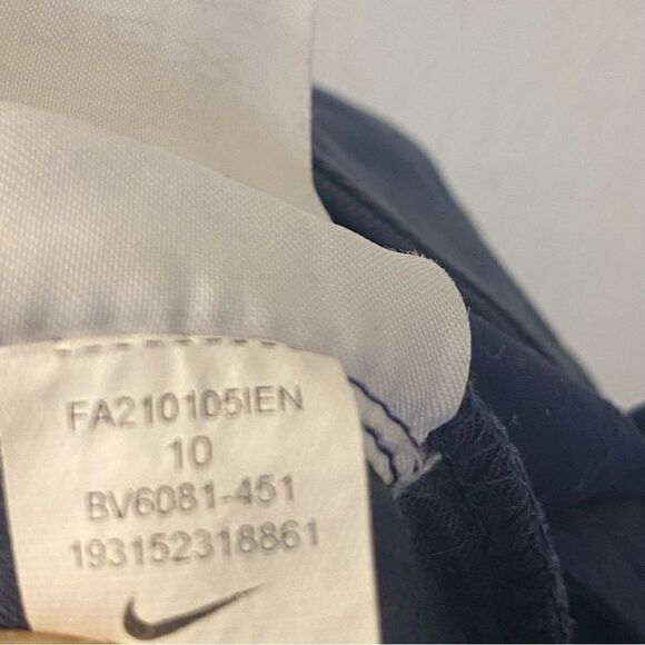 Nike Women's Slim Fit Navy Blue Golf Pants Style BV6081-451 10 M - Picture 7 of 13
